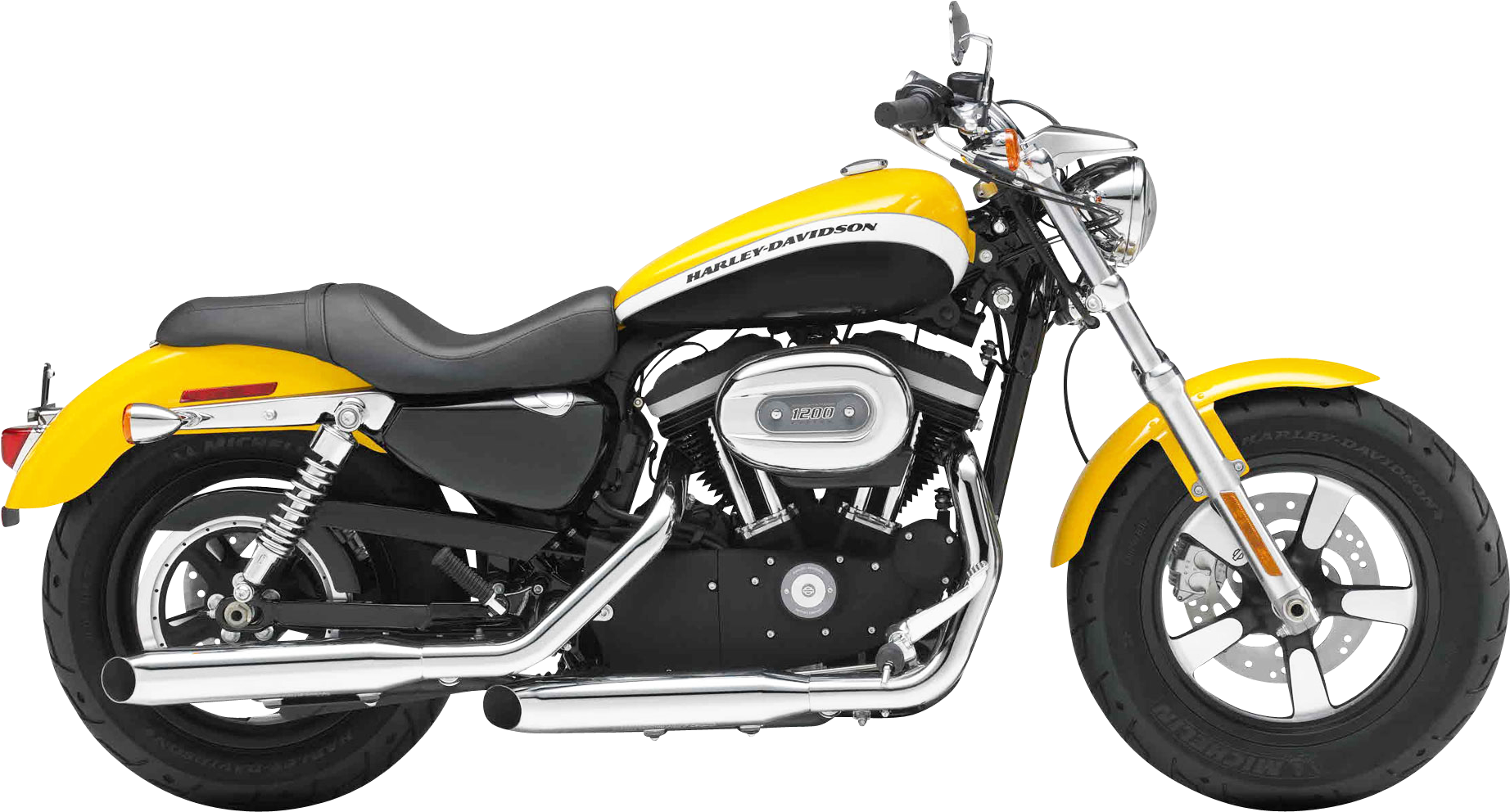 Harley Davidson 1200 Sportster Motorcycle Bike Png Clipart (1914x1081), Png Download