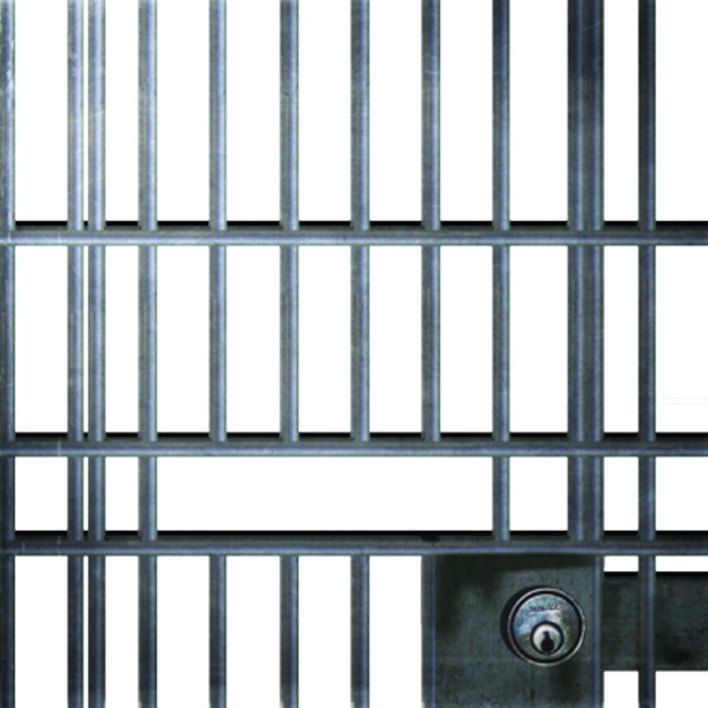 Jail Bars Png Transparent Clipart (1024x1024), Png Download