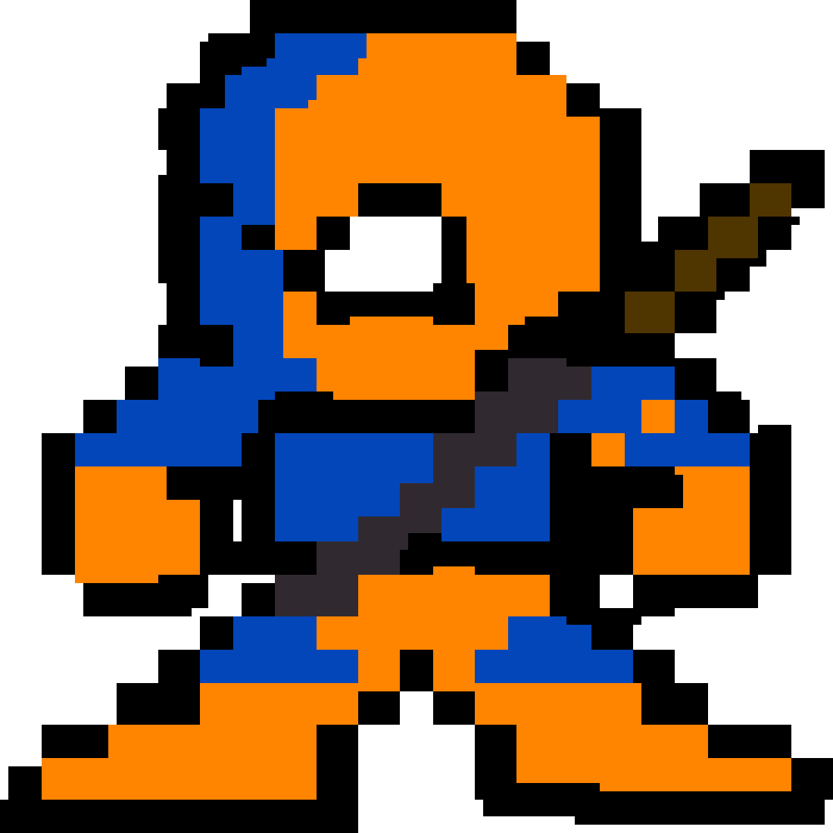 Deathstroke - 8 Bit Megaman Clipart (1200x1200), Png Download