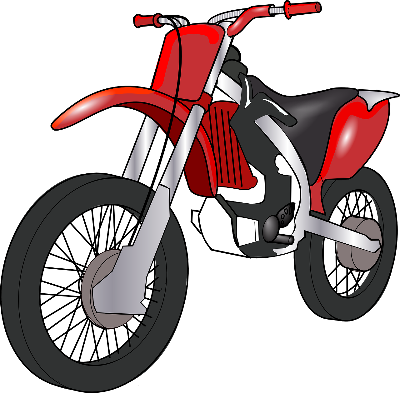 Motorcycle Harley Davidson Scooter Clip Art - Motorcycle Clipart - Png Download (1280x1258), Png Download