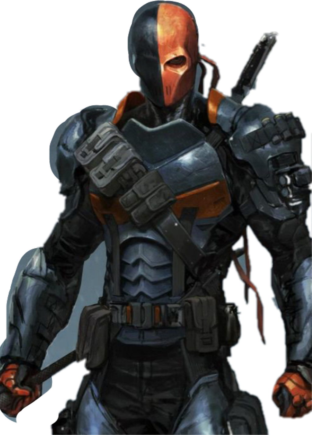 Dc Sticker - Deathstroke A Superhero Clipart (1024x1426), Png Download