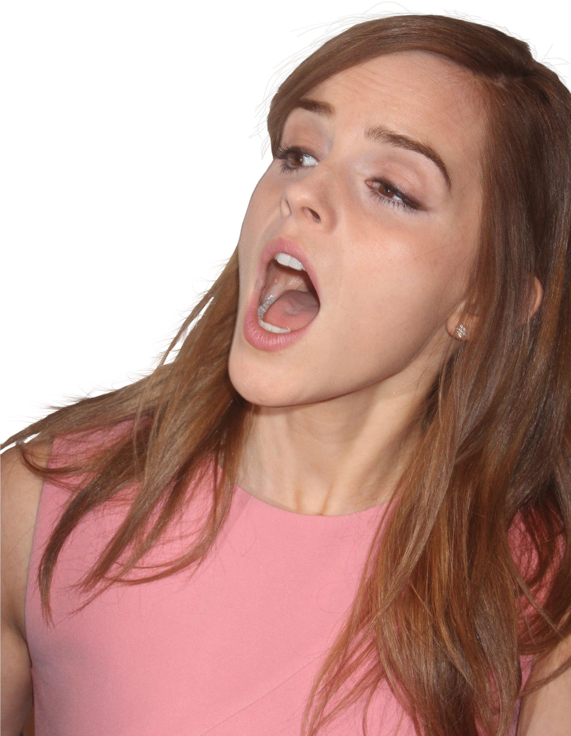 View large size Dat Zoom - Emma Watson Open Mouth Gif Clipart. 