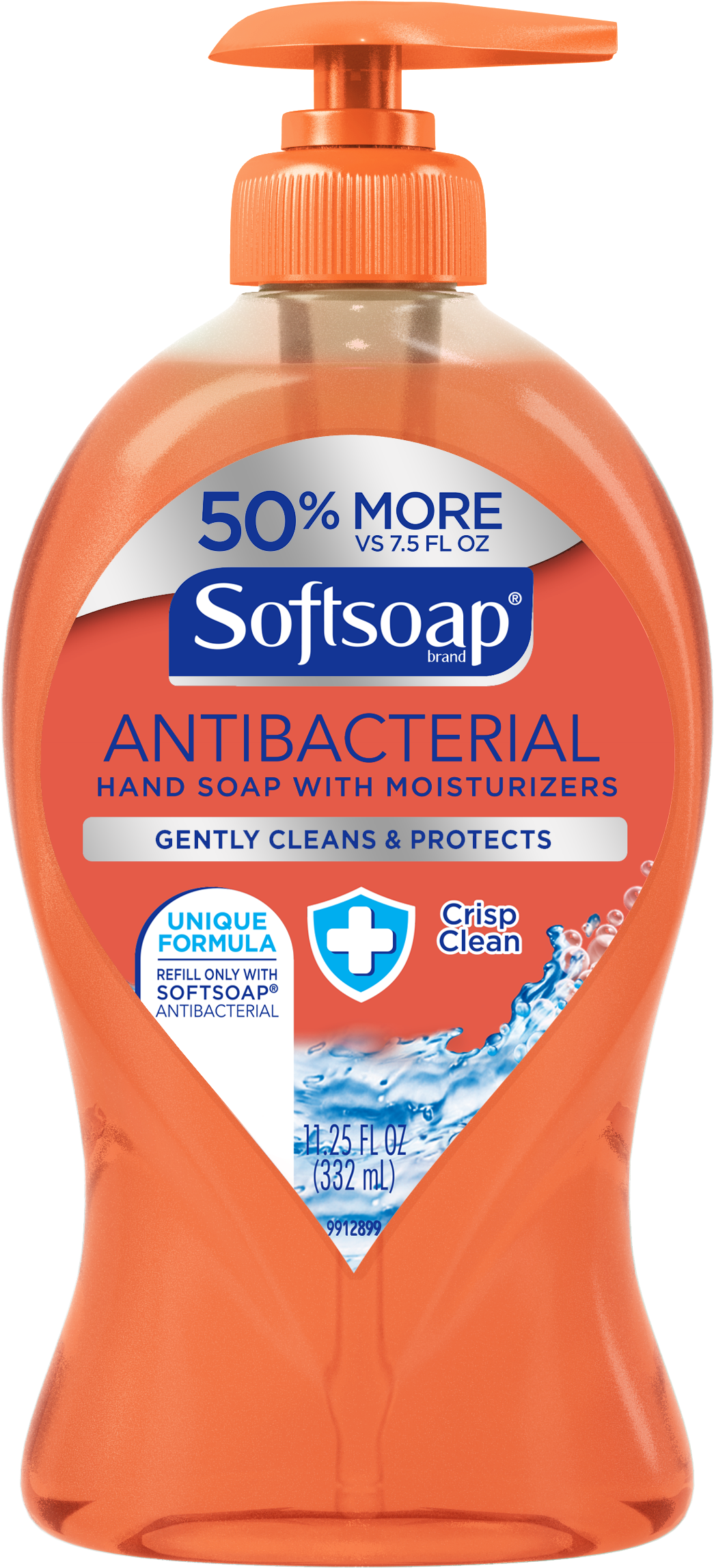 Softsoap Antibacterial Liquid Hand Soap, Crisp And - Softsoap Crisp Clean Clipart (3000x3000), Png Download
