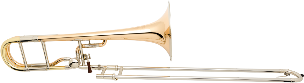 Bb/f-tenor Trombone J4k - Types Of Trombone Clipart (1181x591), Png Download