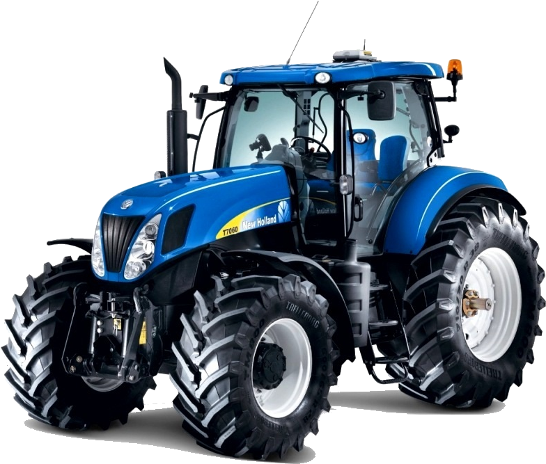 Tractor Png - New Holland T7070 Tractor Clipart (865x690), Png Download