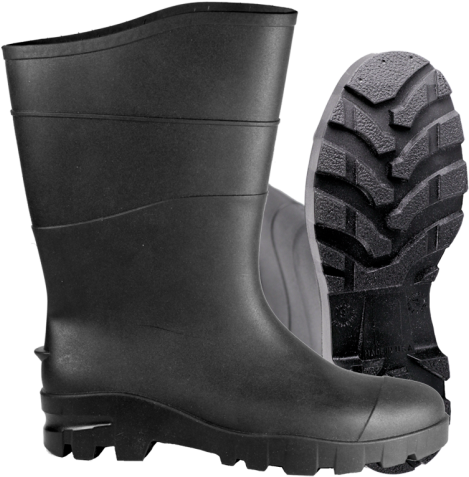 Unisex Value Boot - Steel Toe Rubber Boots Png Clipart (600x600), Png Download