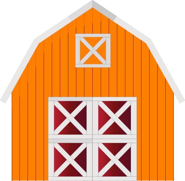 Barn Clipart Svg - Red Barn Vector - Png Download (600x587), Png Download