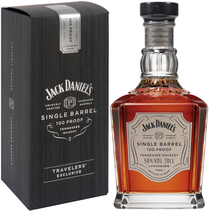 Jack Daniel's Single Barrel 100 Proof 50% - Jack Daniels Single Barrel Clipart (959x1083), Png Download
