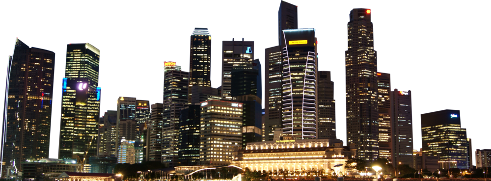 City Night Png - City At Night Png Clipart (1000x369), Png Download