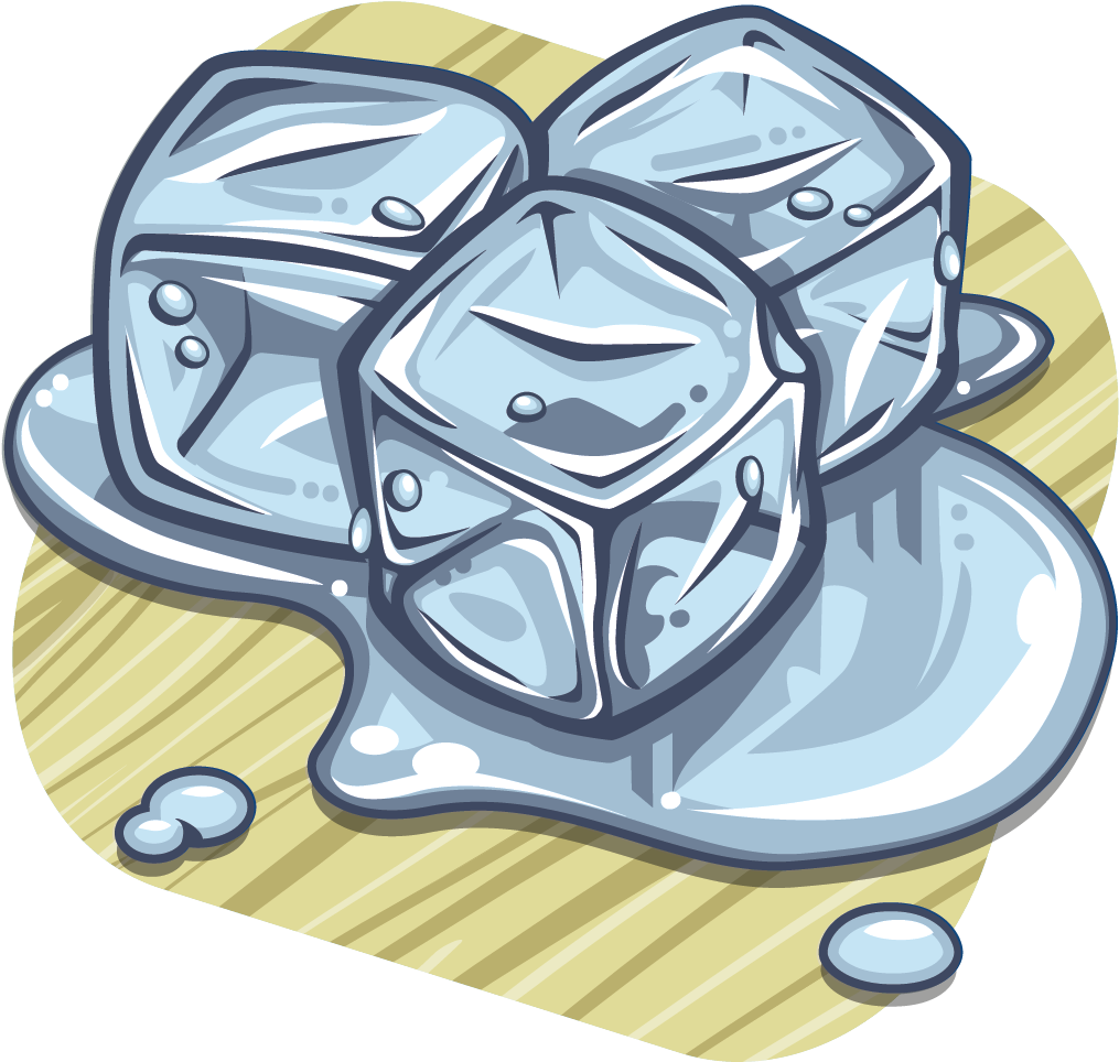 Ice Cubes - Illustration Clipart (1024x1024), Png Download