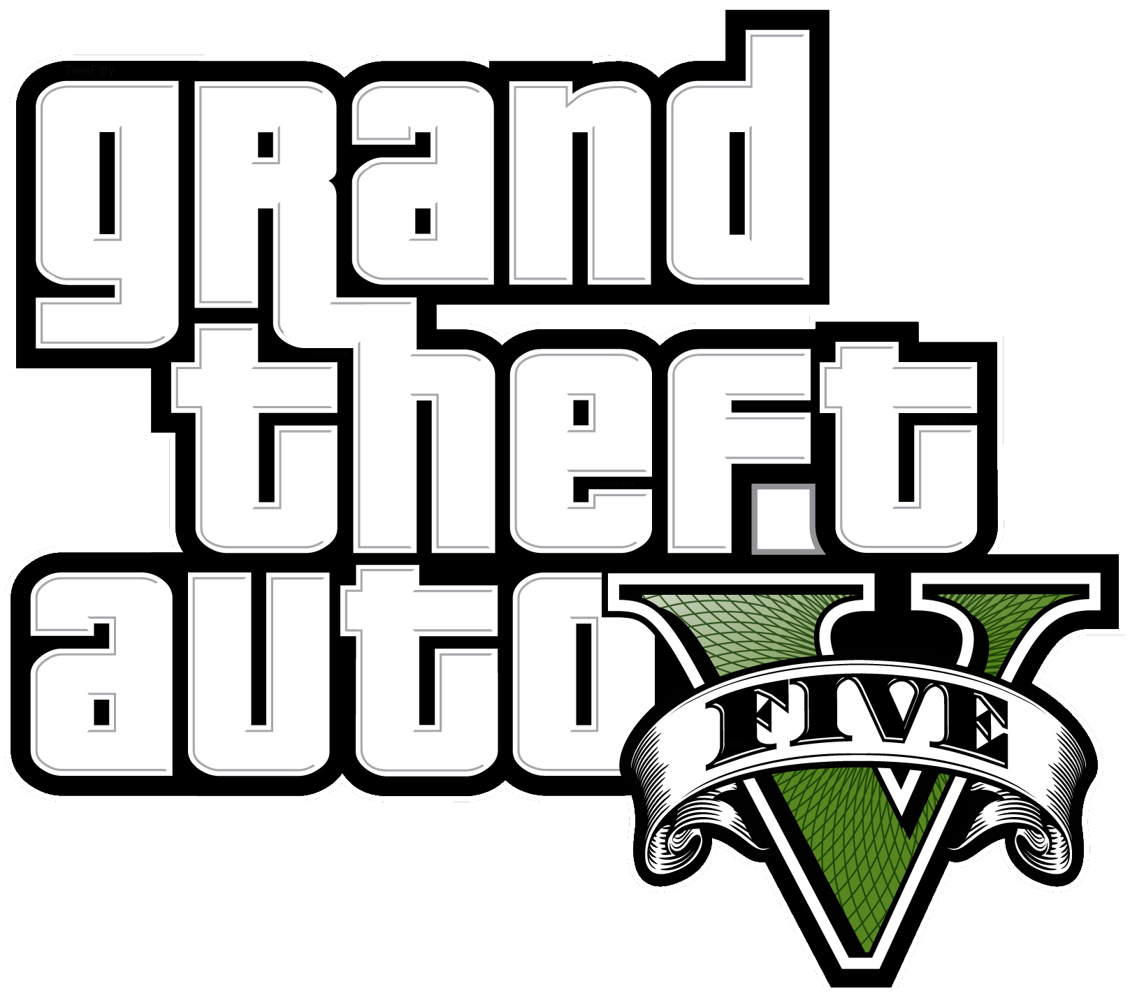 Grand Theft Auto, Gta Logo Clipart Png File - Gta 5 Logo Transparent Png (1700x1500), Png Download
