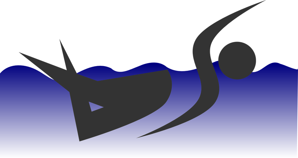 Person Swimming Clip Art - Png Download (960x509), Png Download