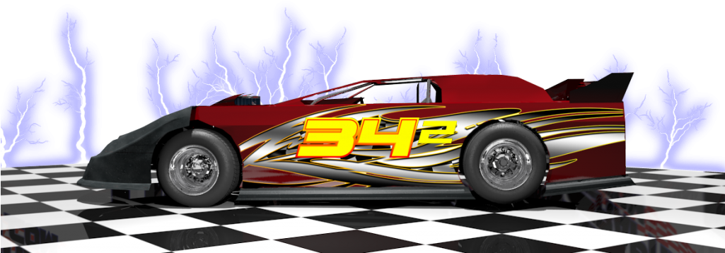 Design Your Own Race Car Graphics Custom Racing Graphics - Late Model Clipart Png Transparent Png (1024x365), Png Download