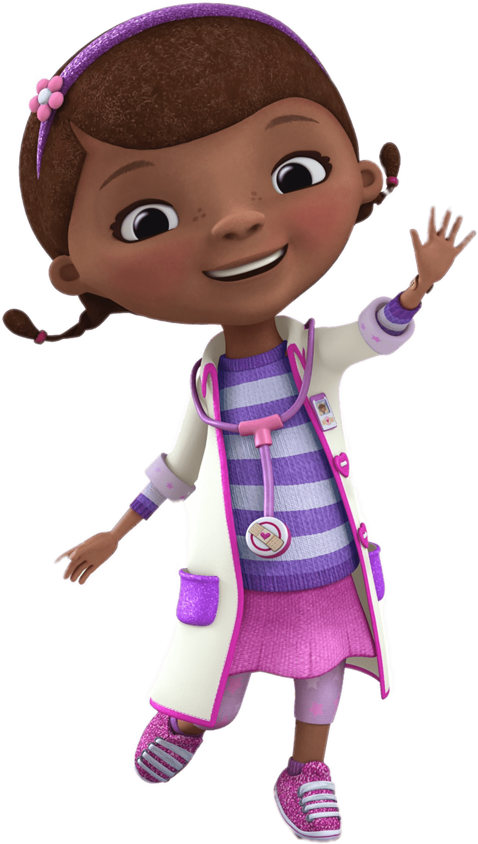 Doc Mcstuffins Waving - Doc Mcstuffins Clipart (1472x2048), Png Download