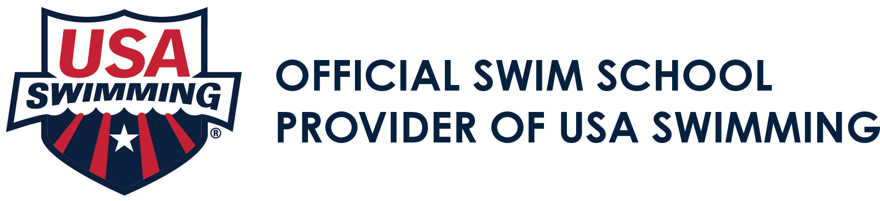 Usaswimming Lockup Horizontal-color - Usa Swimming Clipart (1800x450), Png Download