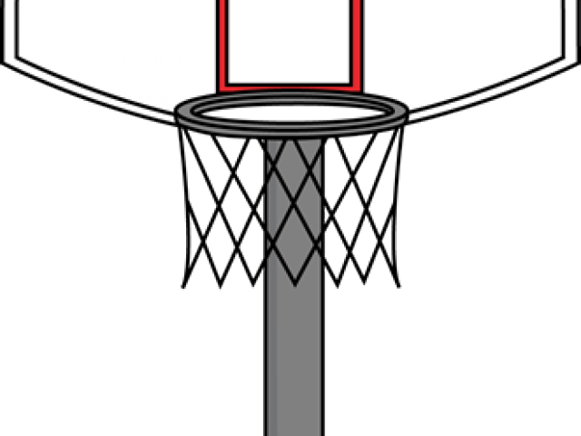 Playground Clipart Basketball Court - Basketball Hoop Backboard Clipart - Png Download (640x480), Png Download