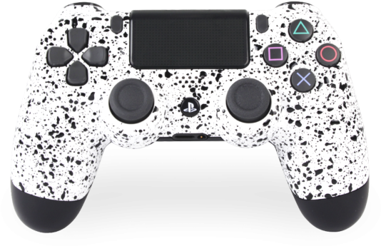 White Custom Ps4 Controller Clipart (558x558), Png Download