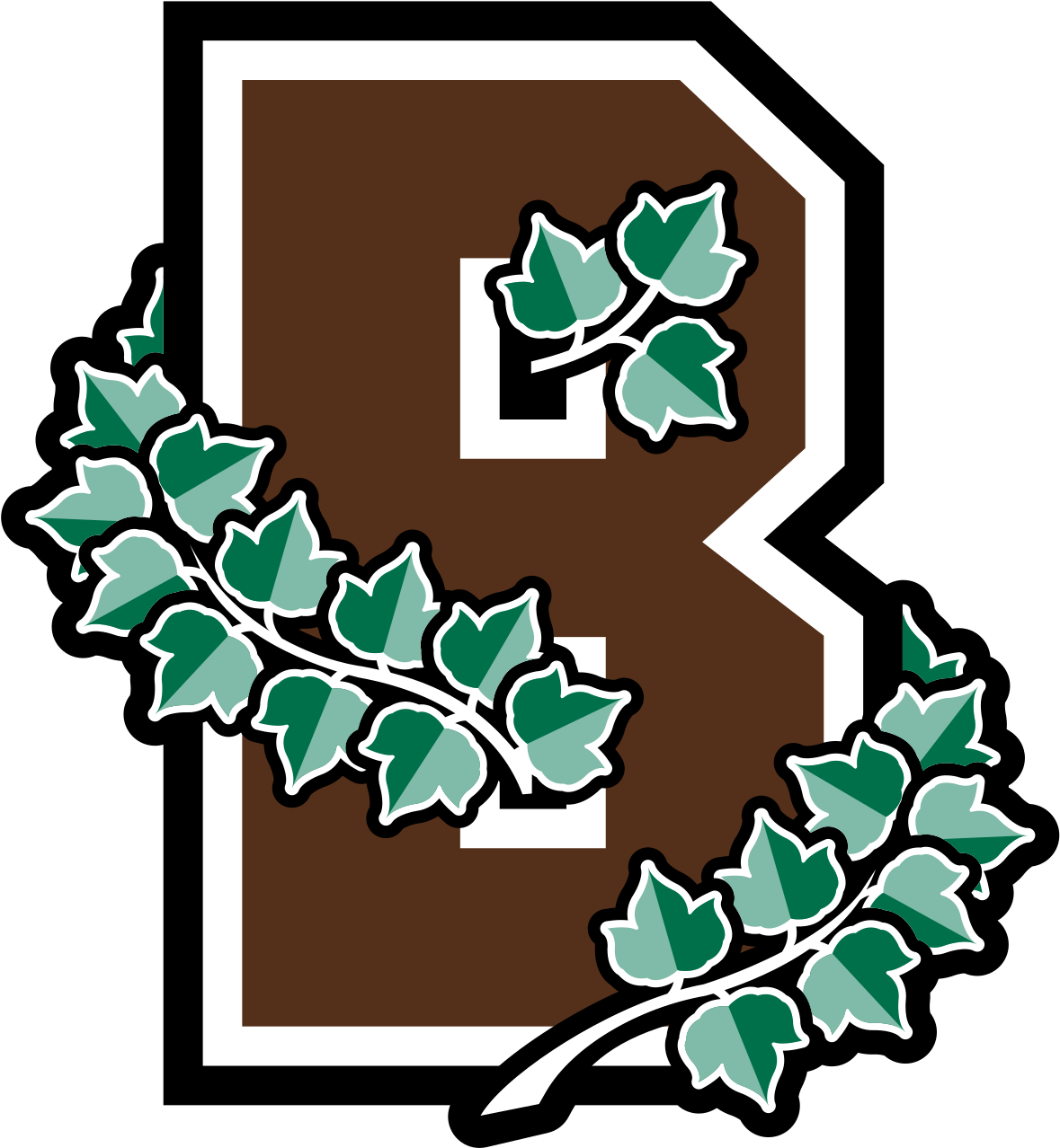 Brown University Athletics Logo Clipart (1200x1309), Png Download