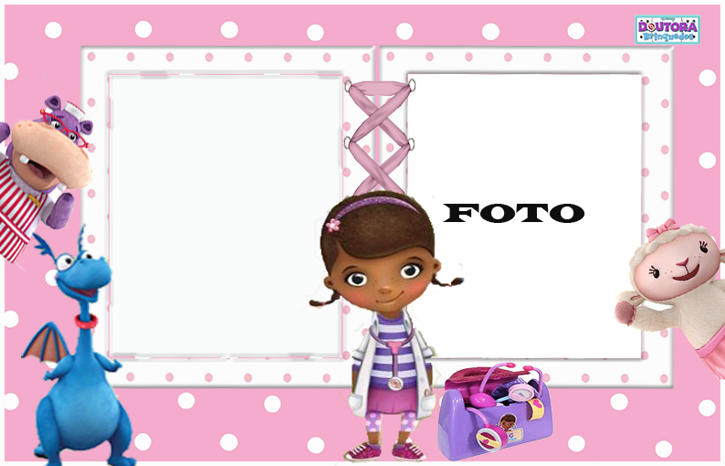 Free Printable Invitation, Cards Or Photo Frames - Tarjetas De Invitación De La Doctora Juguete Clipart (794x510), Png Download