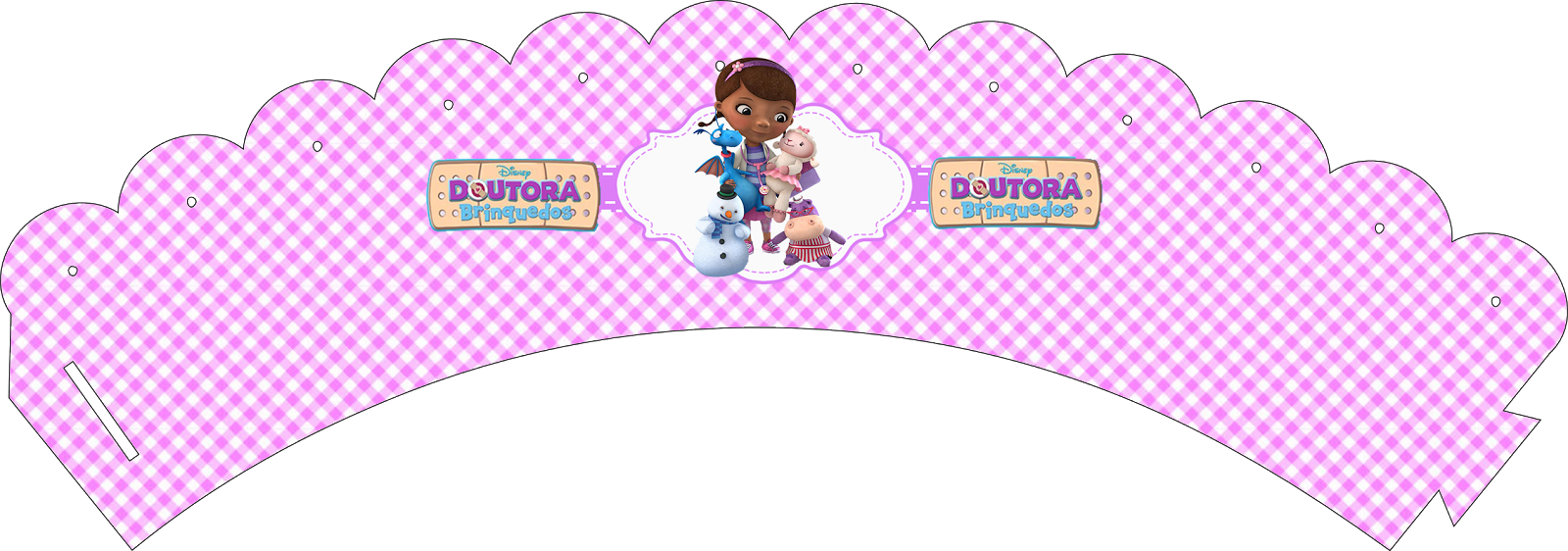 Dc Mcstuffins Cute Free Printable Kit Oh My Fiesta - Vector Graphics Clipart (1600x562), Png Download