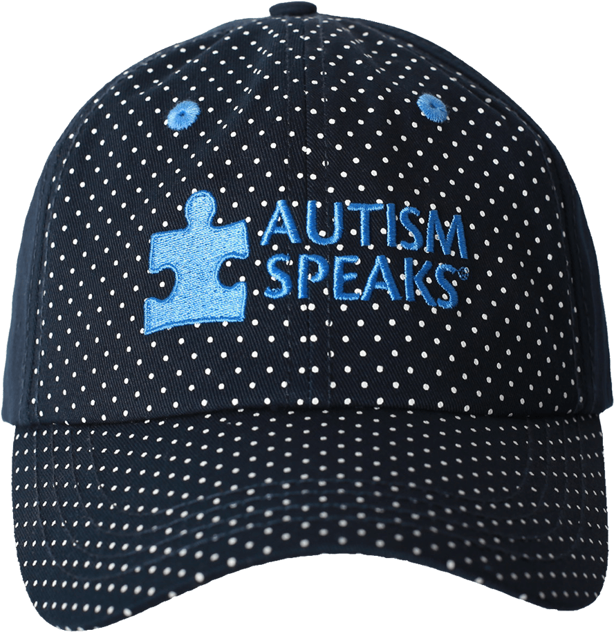 Autism Speaks Polka Dot Hat - Ulla Popken Plus Size Plus Size Functional Medium Weight Clipart (1000x1000), Png Download