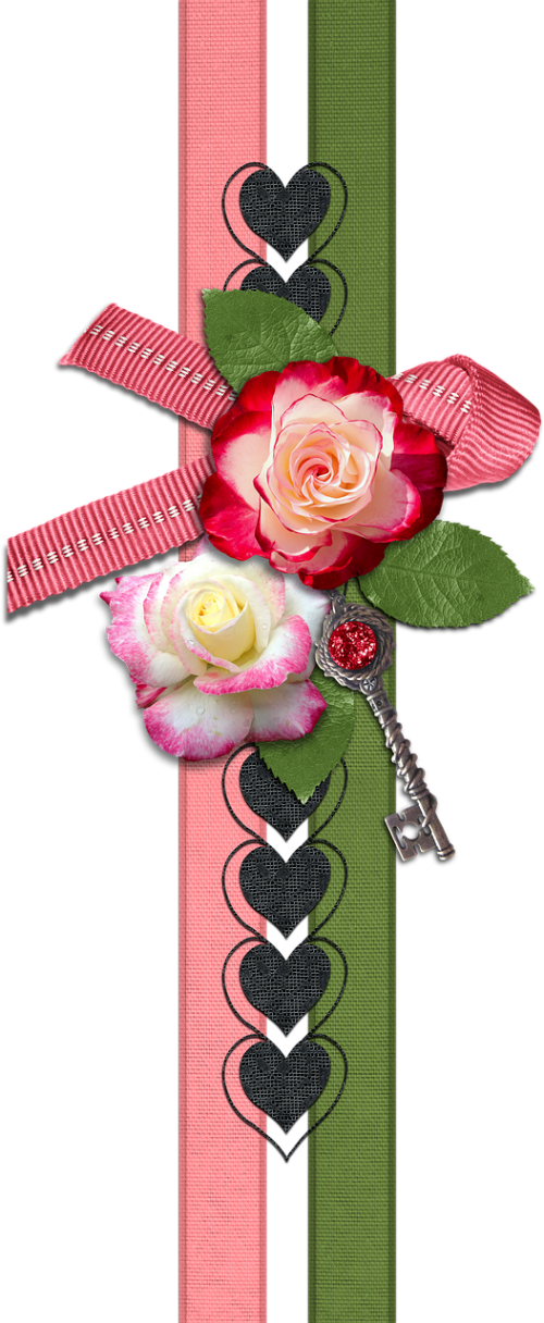 Flower Clipart (500x1216), Png Download