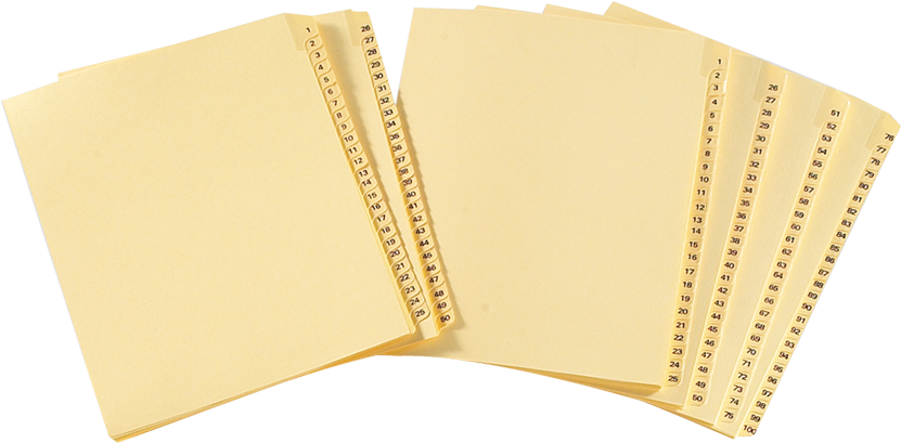 Legal Exhibit Dividers A-z - Wallet Clipart (850x850), Png Download