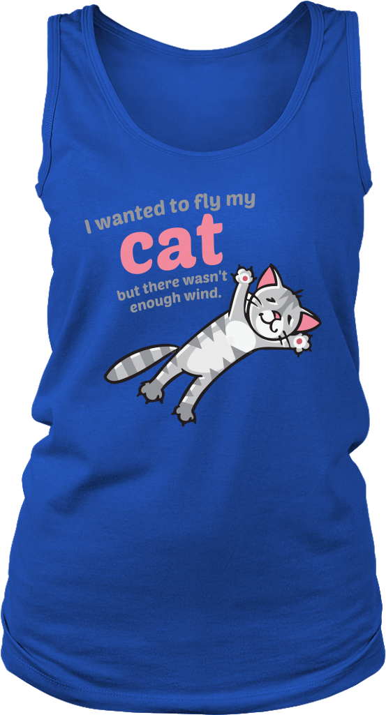 Flying Cat District T-shirt - Shirt Clipart (1024x1024), Png Download