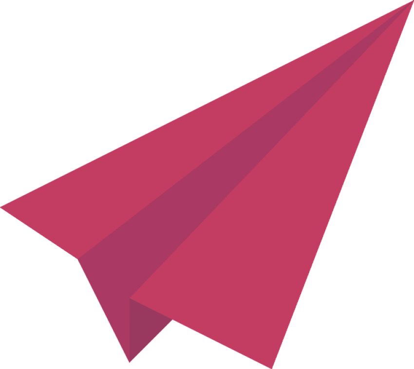 Free Png Red Paper Plane Png Images Transparent - Paper Plane Red Png Clipart (850x758), Png Download