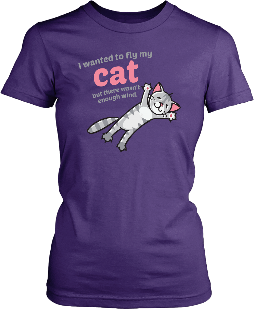 Flying Cat District T-shirt - Breast Cancer Awareness Shirt Ideas Clipart (1024x1024), Png Download