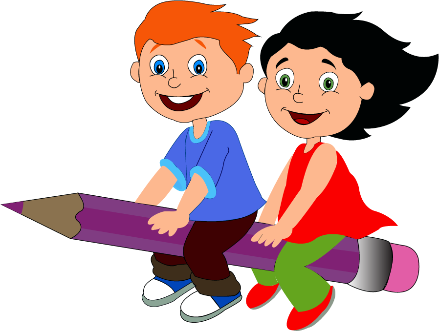 19 Cartoons Vector Kid Huge Freebie Download For Powerpoint - Prepare Kids For Exams Clipart (1300x870), Png Download