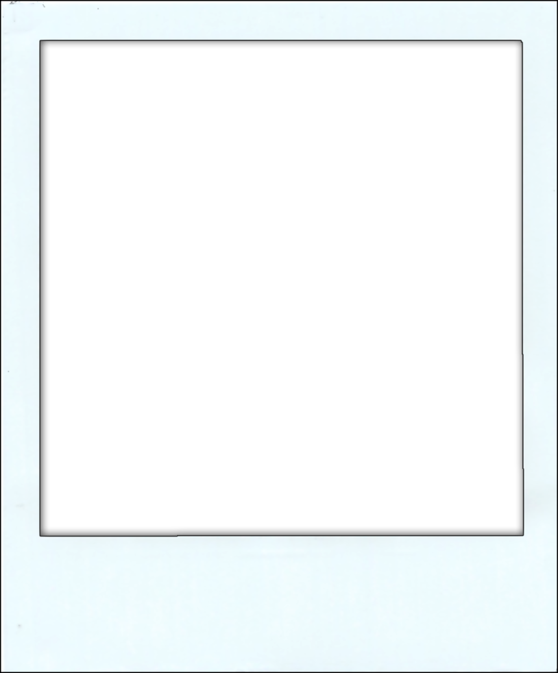Polaroid Frame Template Png - Рамка Полароид Для Фотошопа Clipart (814x982), Png Download
