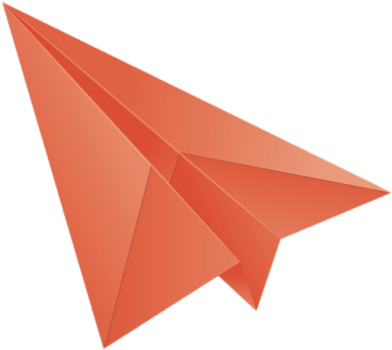 Objects - Origami Paper Plane Simple Clipart (650x651), Png Download