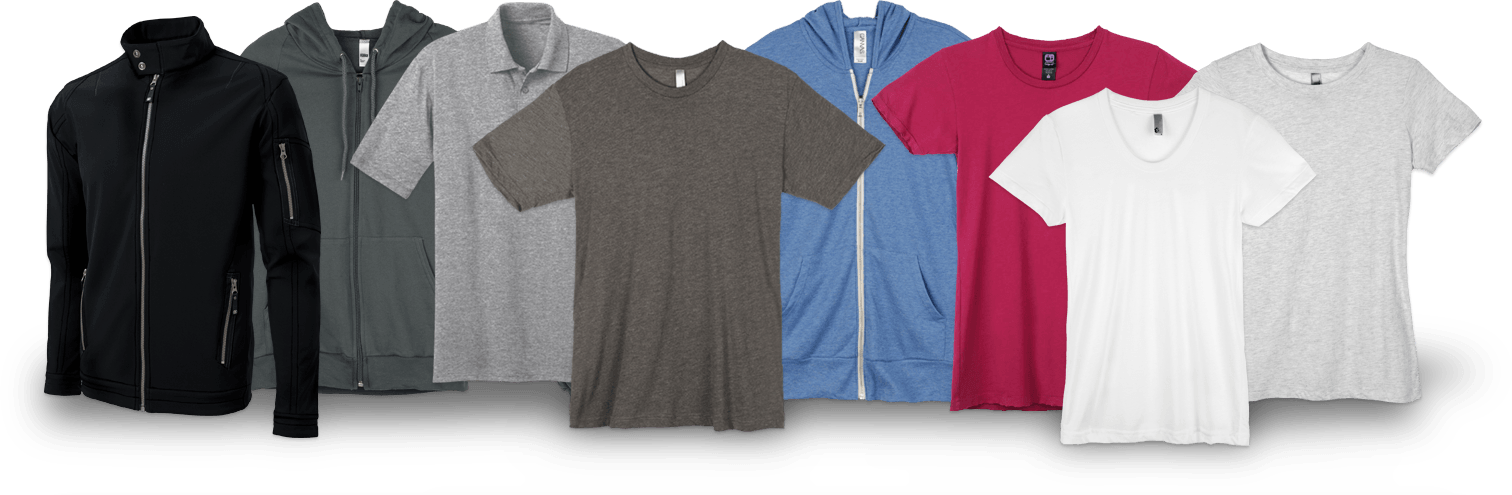 Clothing Png Image Transparent - Promotional Apparel Clipart (1512x495), Png Download