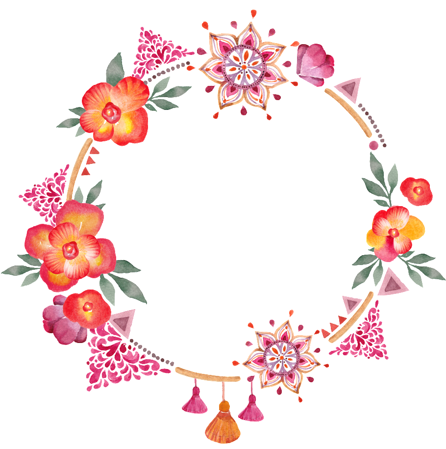 Literary Fresh Garland Decoration Vector - Alles Liebe Zum Geburtstag Mama Clipart (1024x1024), Png Download