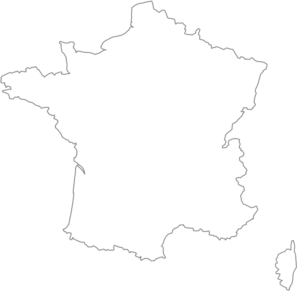 France Location Map2 - Sketch Clipart (1062x1024), Png Download