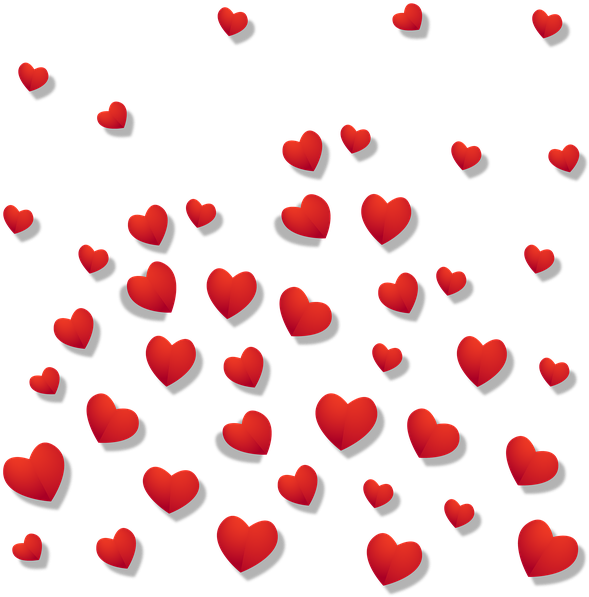Love Hearts Transparent Clipart (640x640), Png Download