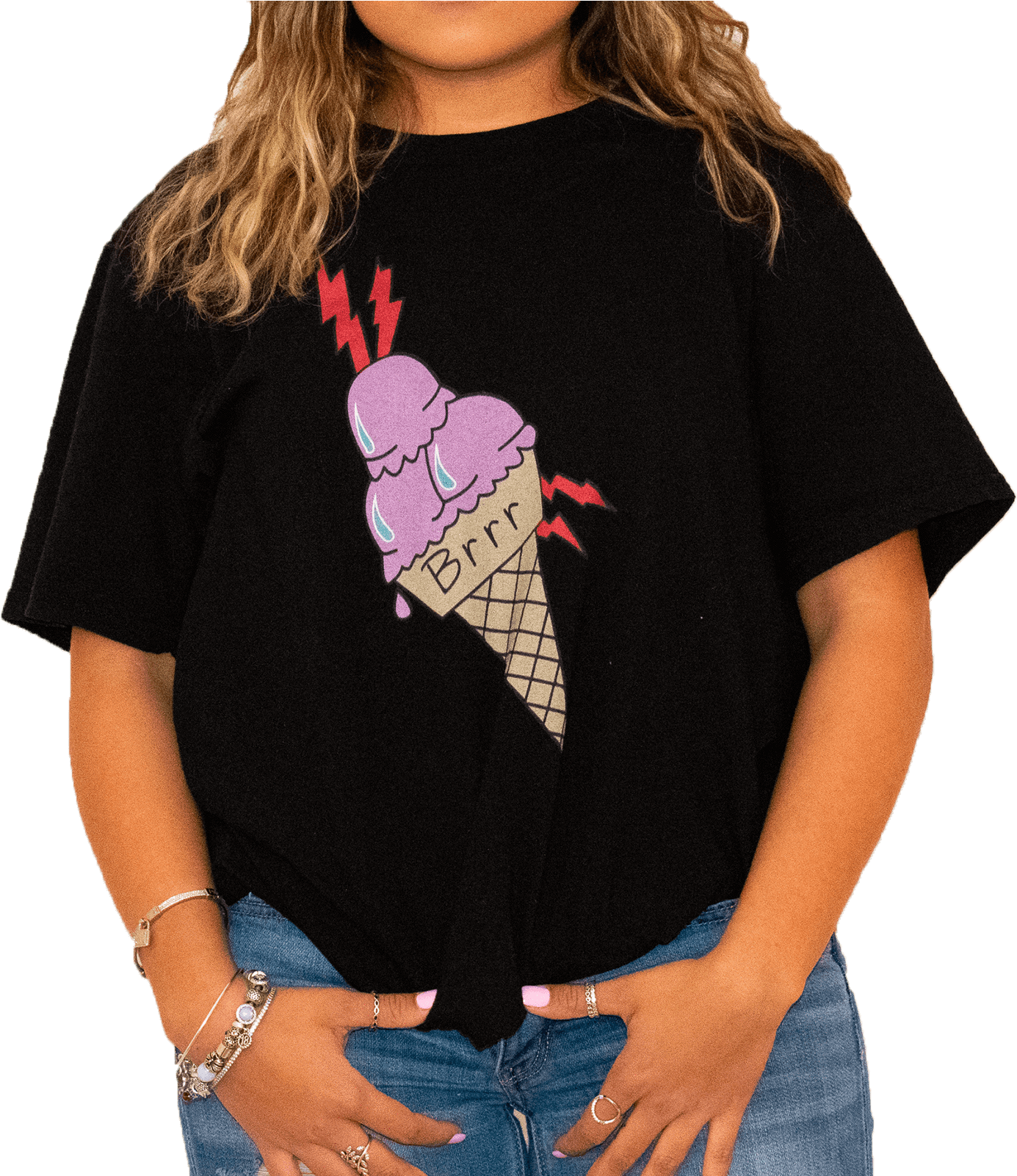 Gucci Mane Ice Cream T-shirt Clipart (1385x1601), Png Download
