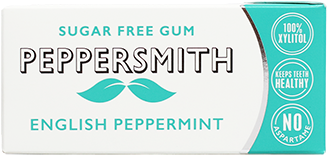 Peppersmith English Peppermint Gum - Label Clipart (500x666), Png Download
