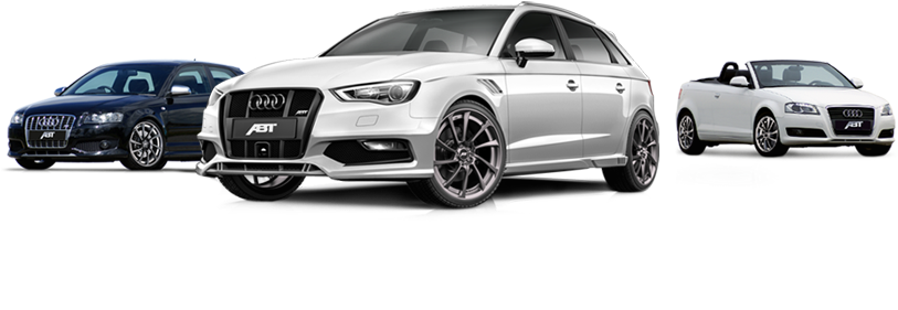 Abt Car Models - Audi A3 All Models Clipart (860x400), Png Download