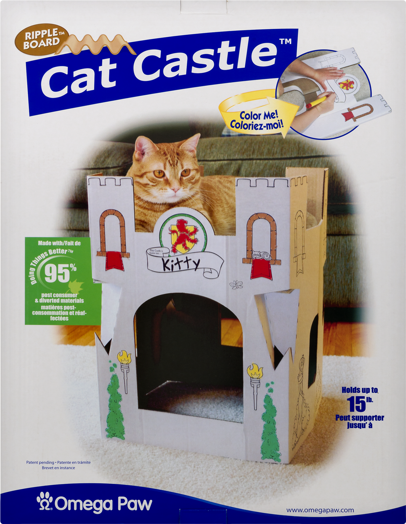 Cardboard Cat Castle Clipart (1800x1800), Png Download