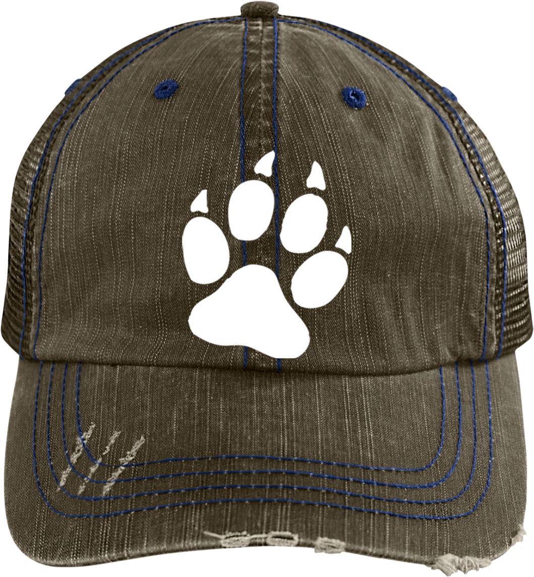 Cats Paw Hat Kentucky Wild Cat Paw Hat - Hat Clipart (1155x1155), Png Download