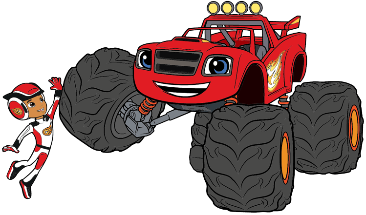Posts - Blaze And The Monster Machines Clipart - Png Download (749x441), Png Download