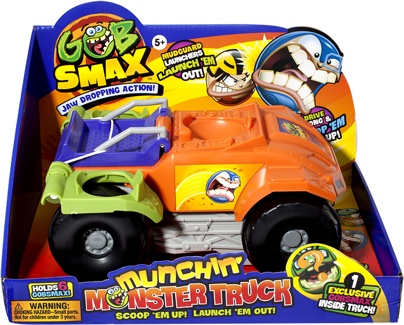 Monster Truck - Gobsmax Monster Truck Clipart (886x735), Png Download