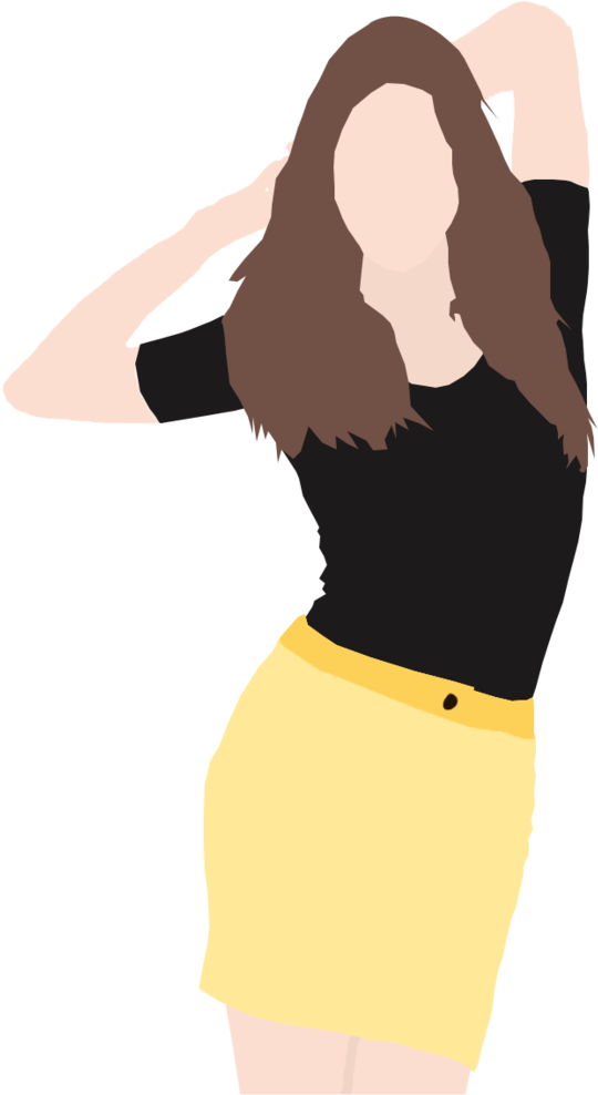 Minimalism Art, Graphic Art, Clip Art, Art Girl, Sculpture, - Vectores Wattpad Png Transparent Png (540x988), Png Download