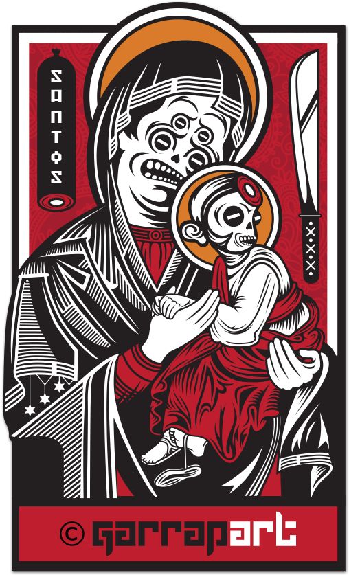 Santos Vectores - Poster Clipart (558x880), Png Download