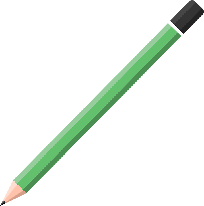 Crayon De Bois Png - Green Colored Pencil Clip Art Transparent Png (711x720), Png Download