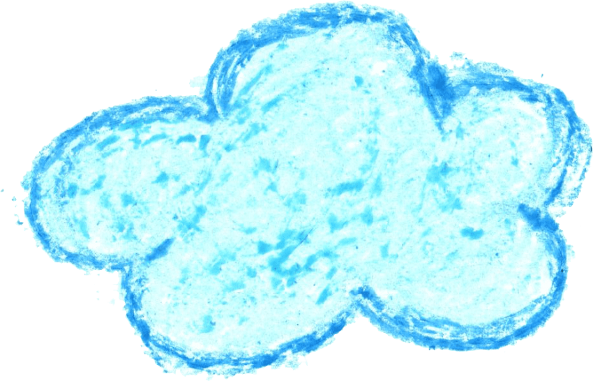 Free Png Download Cloud Crayon Png Images Background - Cloud Crayon Png Clipart (850x546), Png Download