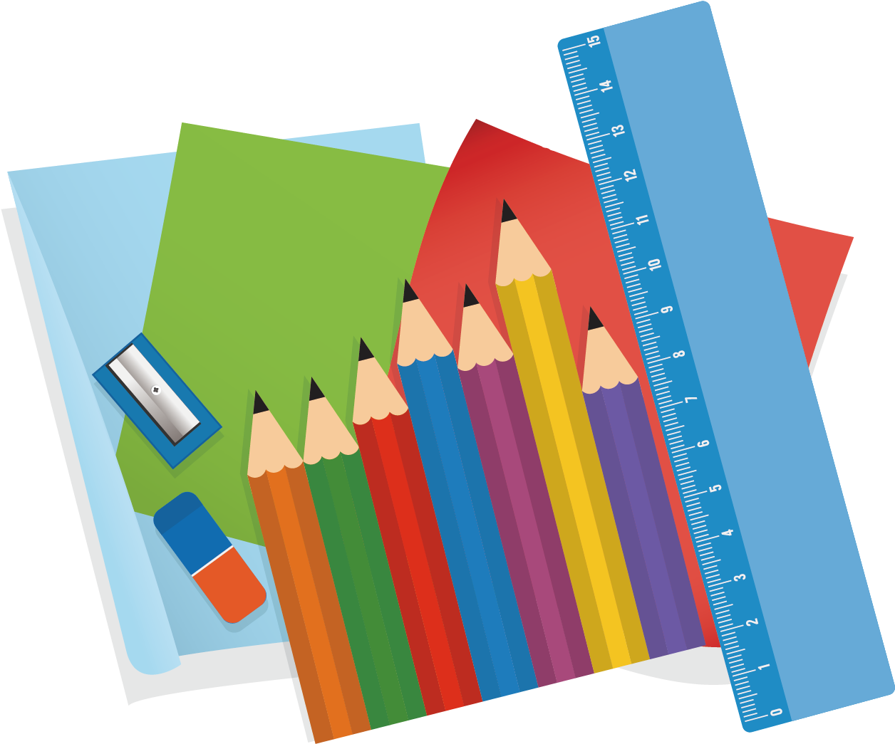 School Colored Pencil Banner Crayon - Colégio Plantão De Matrículas Clipart (1772x1772), Png Download