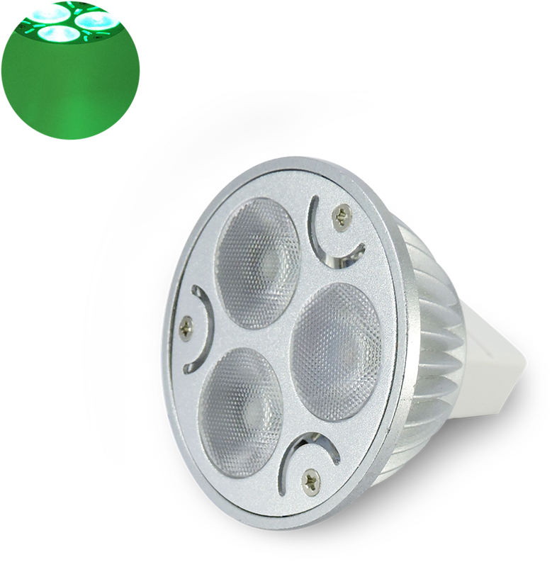 3w Mr16 Spotlight Led Bulb - Led Lamp Clipart (1000x1000), Png Download